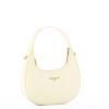 Gaëlle Mini Hobo Bag in similpelle saffiano Bianco - 2