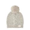 Guess Cuffia con pompon Off White - 1