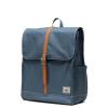 Herschel Supply Zaino City Mid 14.0 Blue Mirage White Stitch - 2