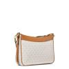 Michael Kors Borsa a spalla Jet Set Medium logata Vanilla Acorn - 2