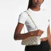 Michael Kors Borsa a spalla Empire Medium in vernice Pale Gold - 3