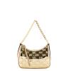 Michael Kors Borsa a spalla Jet Set Charm Small in vernice Pale Gold - 1