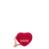 Love Moschino Bustina Portachiavi Cuore con strass Rosso - 1