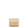 Love Moschino Mini Bustina Portachiavi Oro Laminato - 1