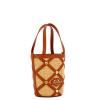 Love Moschino Secchiello in raffia Naturale Cuoio Oro - 2