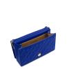 Love Moschino Clutch Shiny Quilted Blu Oceano - 4