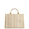 Alviero Martini 1a Classe Borsa a mano Grande Jacquard Sand Naturale - 2