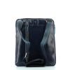 Leather Organised crossbody Blue Square-BLU/2-UN