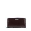 Three gussets woman wallet Blue Square-MOGANO-UN