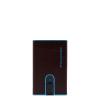 Piquadro Porta carte di credito con Sliding System RFID Blue Square - 1