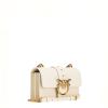 Pinko Mini Borsa a tracolla Love One Bianco Seta Antique Gold - 2