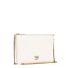 Pinko Pochette Flat Classic Bianco Seta Antique Gold - 2