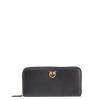 Pinko Portafoglio Ryder Zip Around Nero Antique Gold - 1