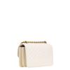 Pinko Mini Borsa a tracolla Love One Bianco Seta Antique Gold - 3