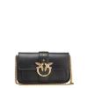 Pinko Mini borsa a tracolla Love One Simply Nero Antique Gold - 1