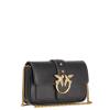 Pinko Mini borsa a tracolla Love One Simply Nero Antique Gold - 2