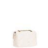 Pinko Mini Borsa a tracolla Love Puff Maxi Quilt Bianco Seta Antique Gold - 3