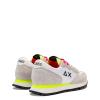 Sun68 Sneakers Ally Solid Nylon Bianco Giallo Fluo - 3