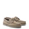 Timberland Scarpa da barca Classic in pelle Light Taupe Nubuck - 3