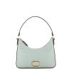 Twin Set Borsa a spalla con Oval T Blue Tear - 1