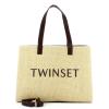 Twin Set Shopper con logo Paglia - 4